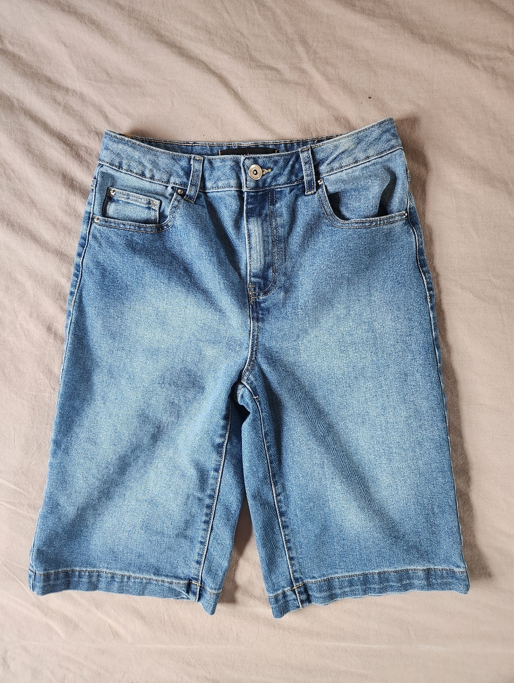 Le Château Vintage Denim Bermuda Shorts - Size 7